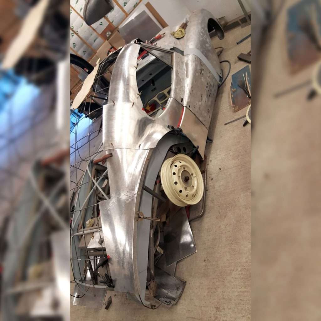 Watch as the 1953 Jowett Jupiter body builds and builds, forming the bigger picture of this classic beauty. Stay tuned for the stunning transformation.