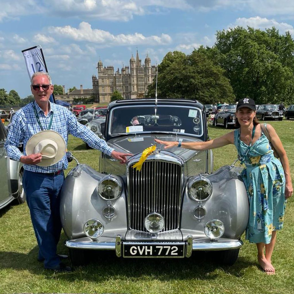 We're incredibly pleased to announce that at the 2023 Rolls-Royce Enthusiasts Club Annual Rally & Concours d'Elegance at Burghley House Beryl the Bentley won a very close second place in the Bentley R-Type class.