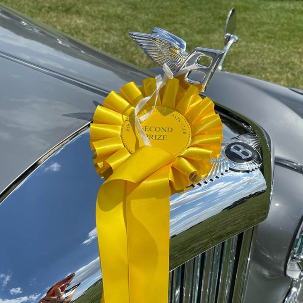 We're incredibly pleased to announce that at the 2023 Rolls-Royce Enthusiasts Club Annual Rally & Concours d'Elegance at Burghley House Beryl the Bentley won a very close second place in the Bentley R-Type class.