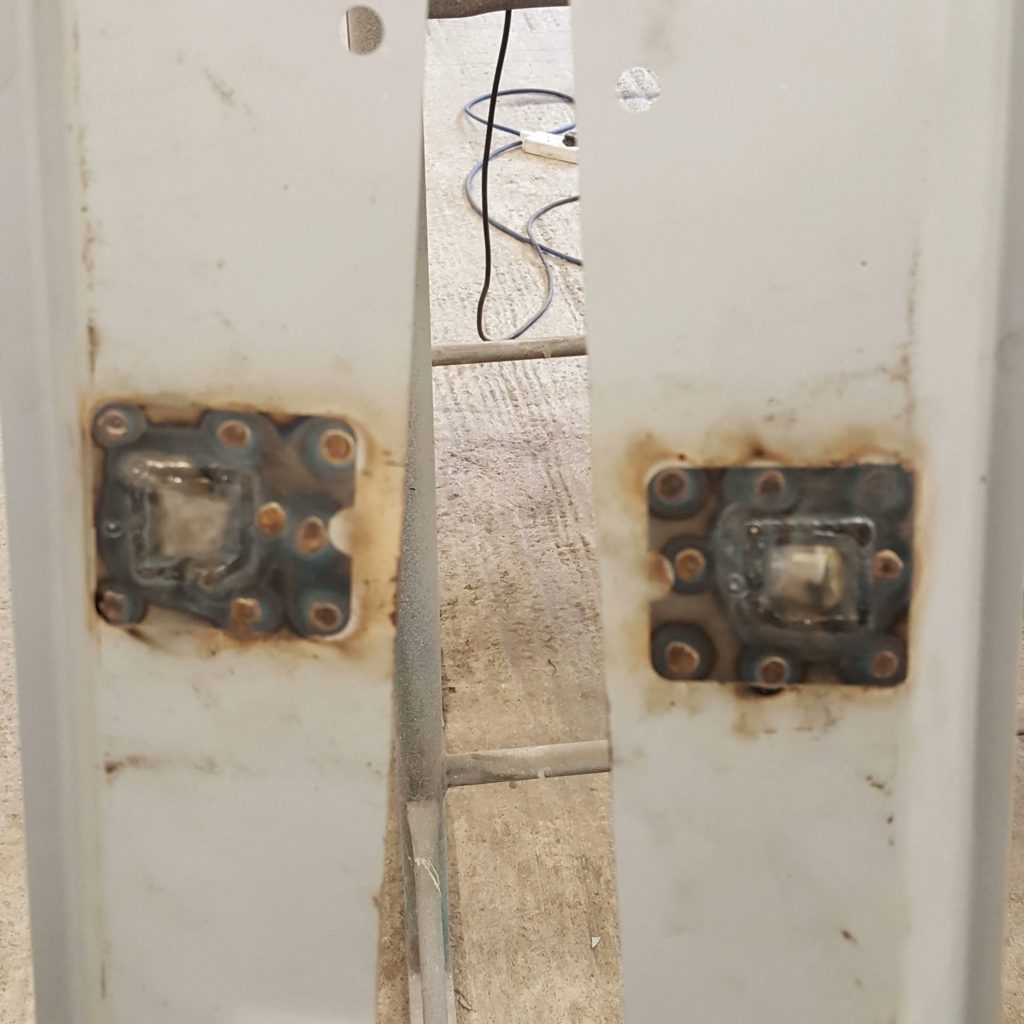 The jacking point on the Plastics4Performance Mini Cooper 998 MkII was welded up for a clean look. Another bonus of this is that it takes out a potential spot for rust in the future.