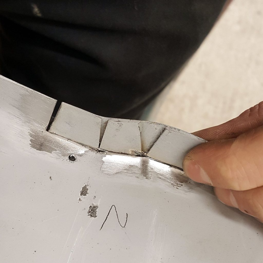 We were unhappy with the manufacture of this panel on the Plastics4Performance Mini Cooper 998 MkII. Not a problem, we can fix it!