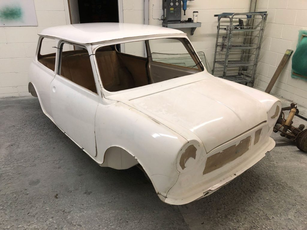 The Hawk Mini Sprint arriving at 70s Car Restoration. 🇬🇧 Due to the importance of the car, it was given a thorough check over for reference and assessment of what work would be done.