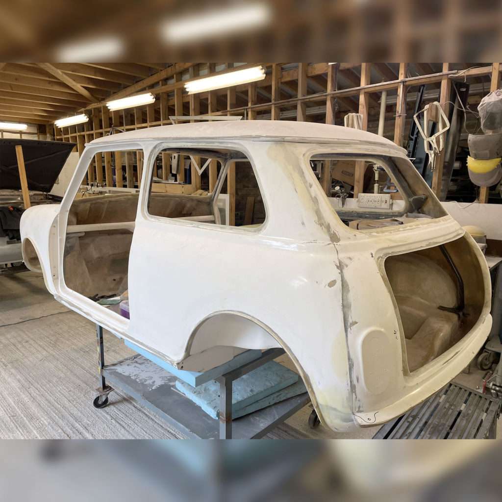 The Mini Sprint screen flanges are done after being re-laminated, making them solid! We’re really pleased with the results which are to the correct size plus nice and neat.