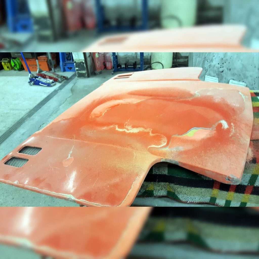 Continuing the Midas MkII journey… At first glance, the bonnet appeared unscathed. However, diving beneath the surface, we uncovered a multitude of hidden damage.