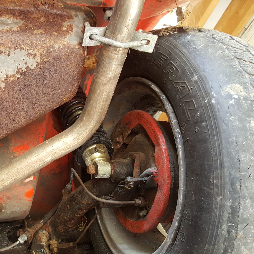 The underside of the 1981 Midas MkII is actually okay for its age and usage, but this important car requires restoring to its former glory and we can do so much better.