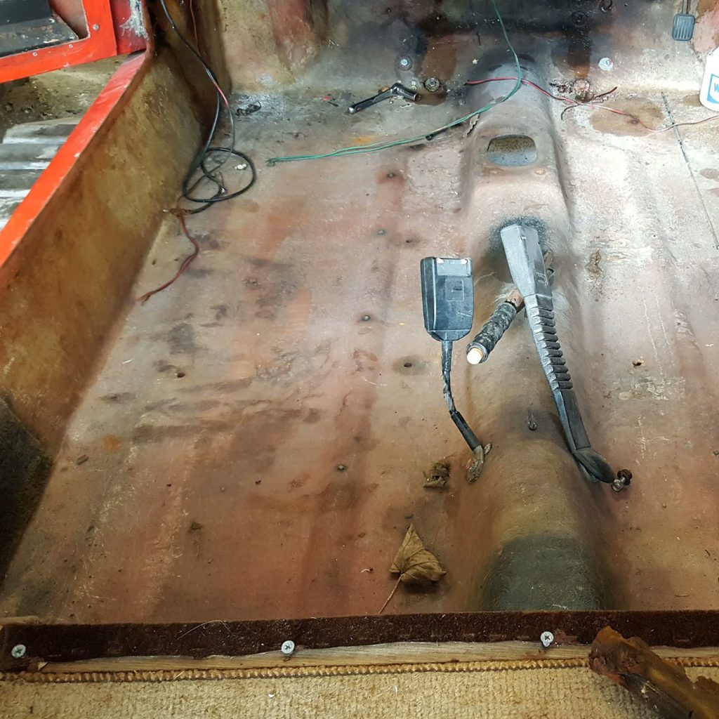 The rear of the Midas MkII is in need of some attention, but we're up for the challenge.