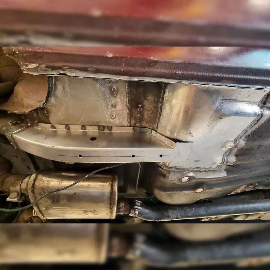 See the progress on the Ford Capri Mk3 as we integrate new rear chassis legs. These essential components are now in place, setting the stage for the rest of our structural work on this awesome classic.